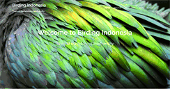 Desktop Screenshot of birdingindonesia.com