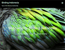 Tablet Screenshot of birdingindonesia.com